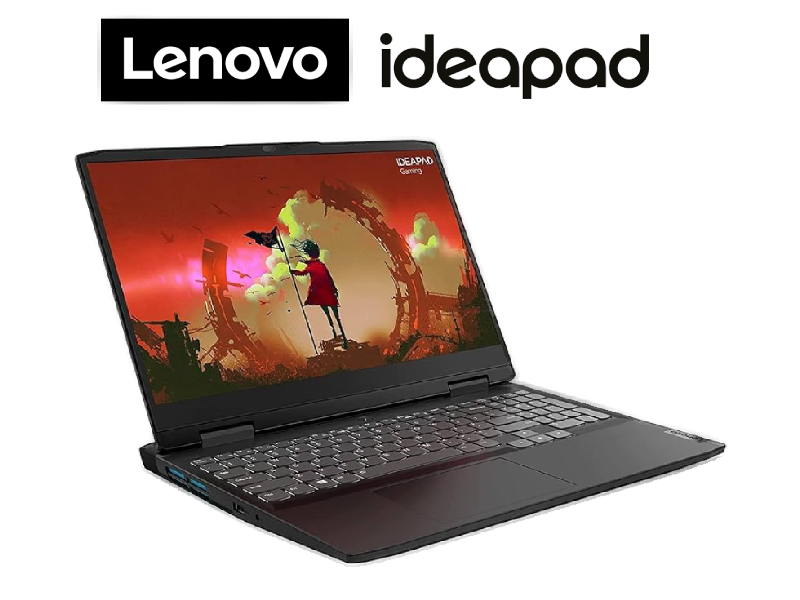 LAPTOP LENOVO IDEAPAD 3 AMD RYZEN 5-6600H 8GB 512GB SSD NVIDIA RTX3050 4GB  15.6